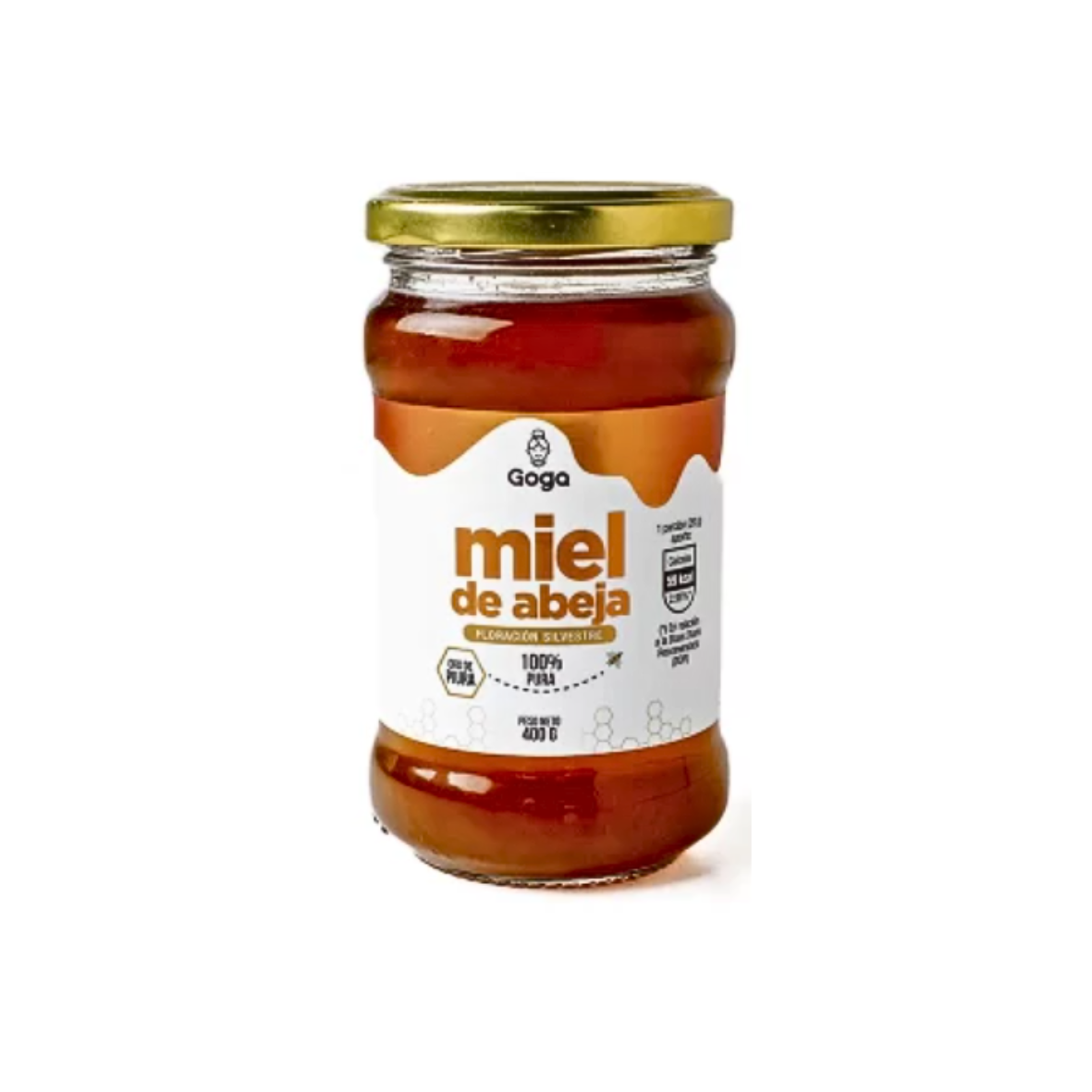 MIEL DE ABEJA PASTEURIZADA GOGA - 400GR