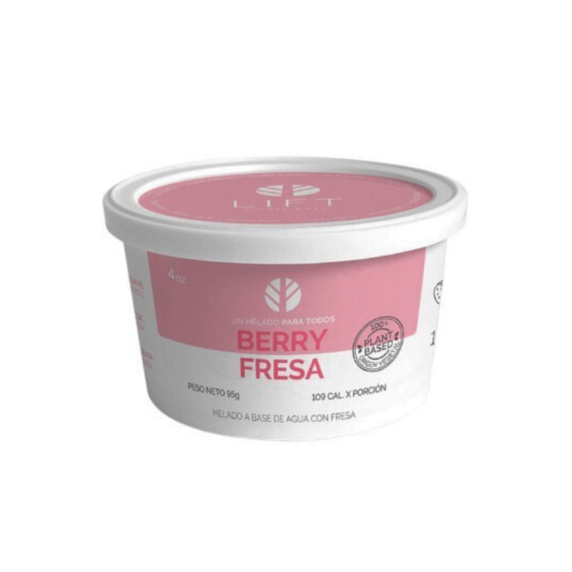 HELADO VEGGIE LIFT BERRY FRESA - 4 OZ