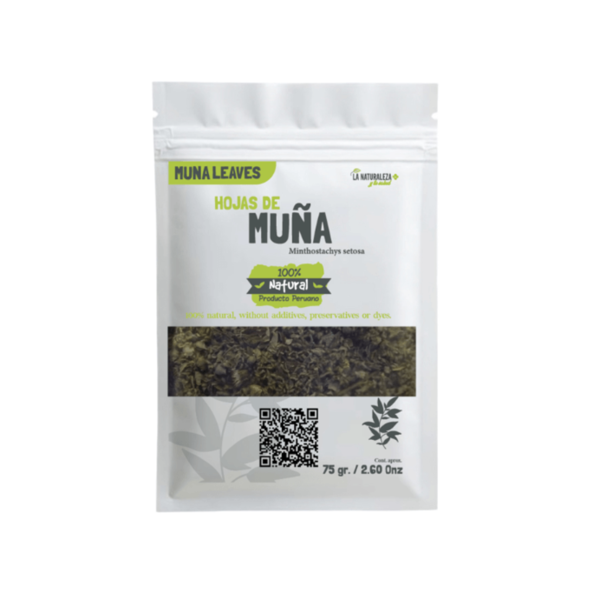 HOJAS DE MUÑA LA NATURALEZA - 75GR