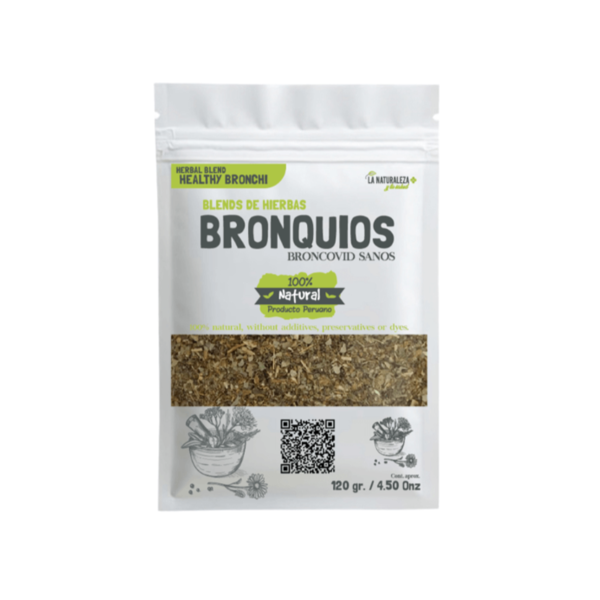 BLENDS DE HIERBAS BRONQUIOS LA NATURALEZA - 120GR