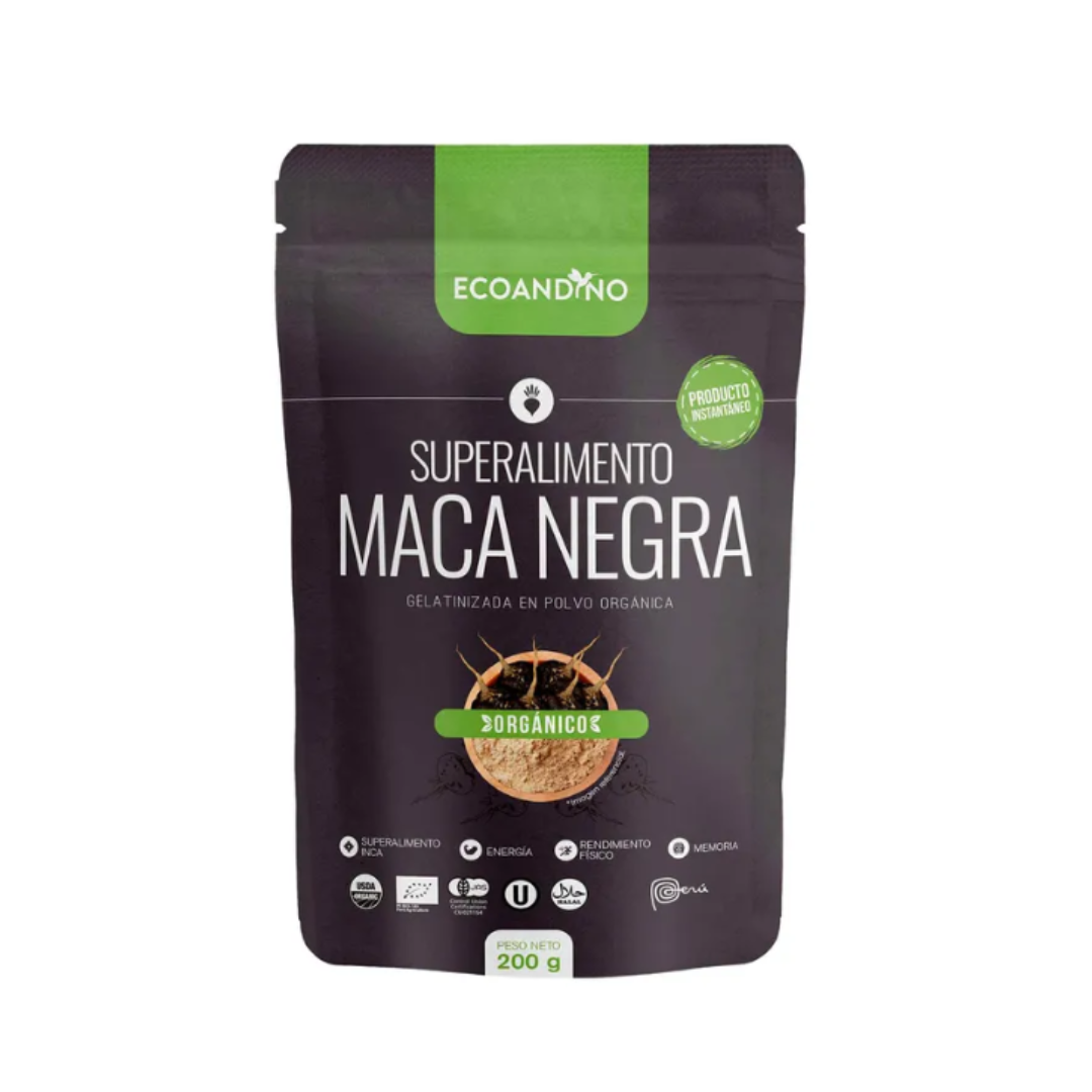 MACA NEGRA GELATINIZADA ECOANDINO - 200 G