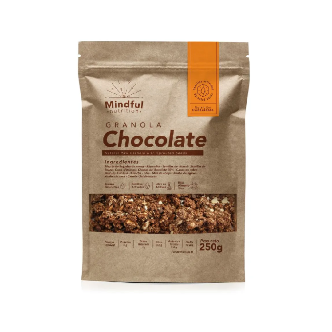 GRANOLA CON CHOCOLATE MINDFUL - 250GR