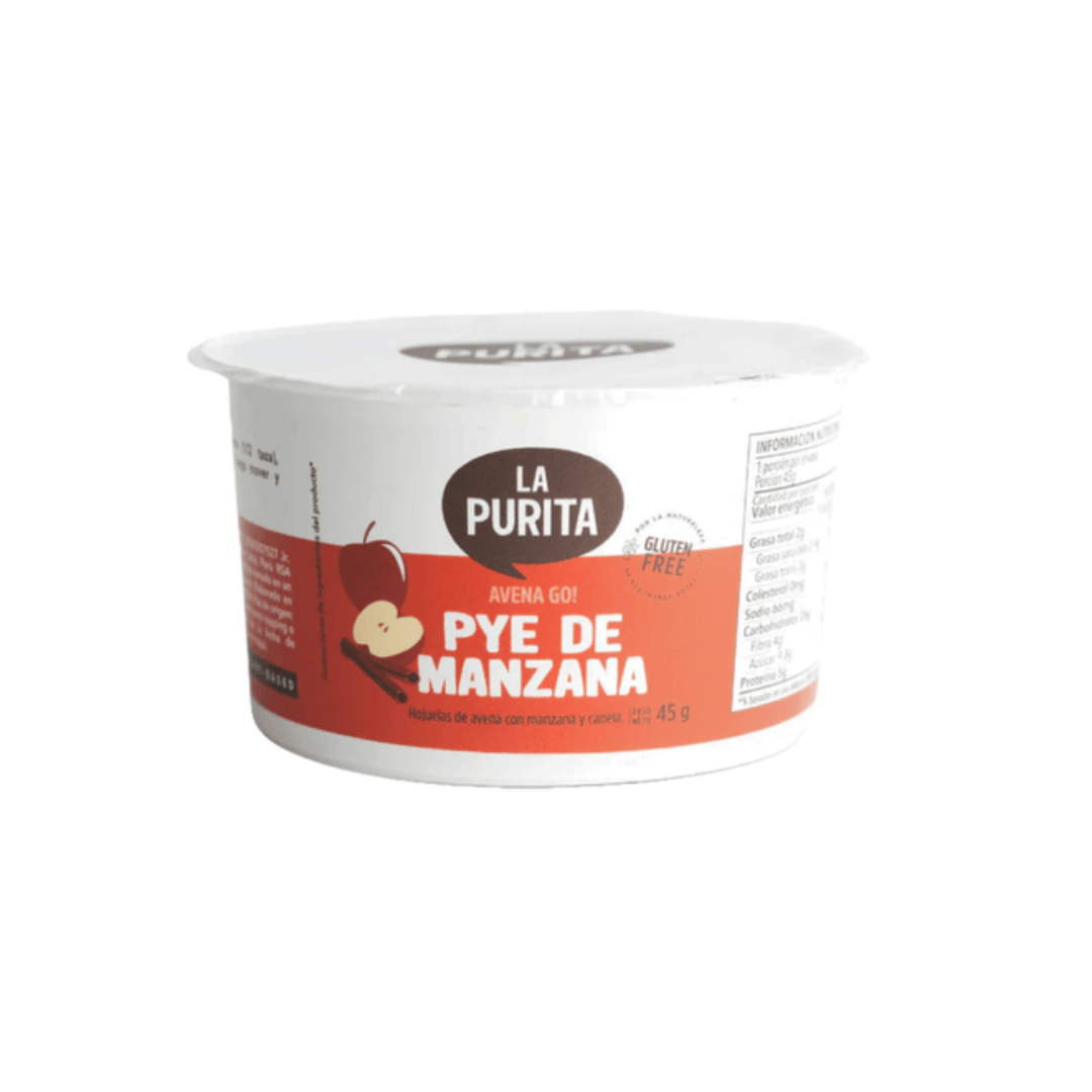 AVENA GO PIE DE MANZANA LA PURITA - 45GR