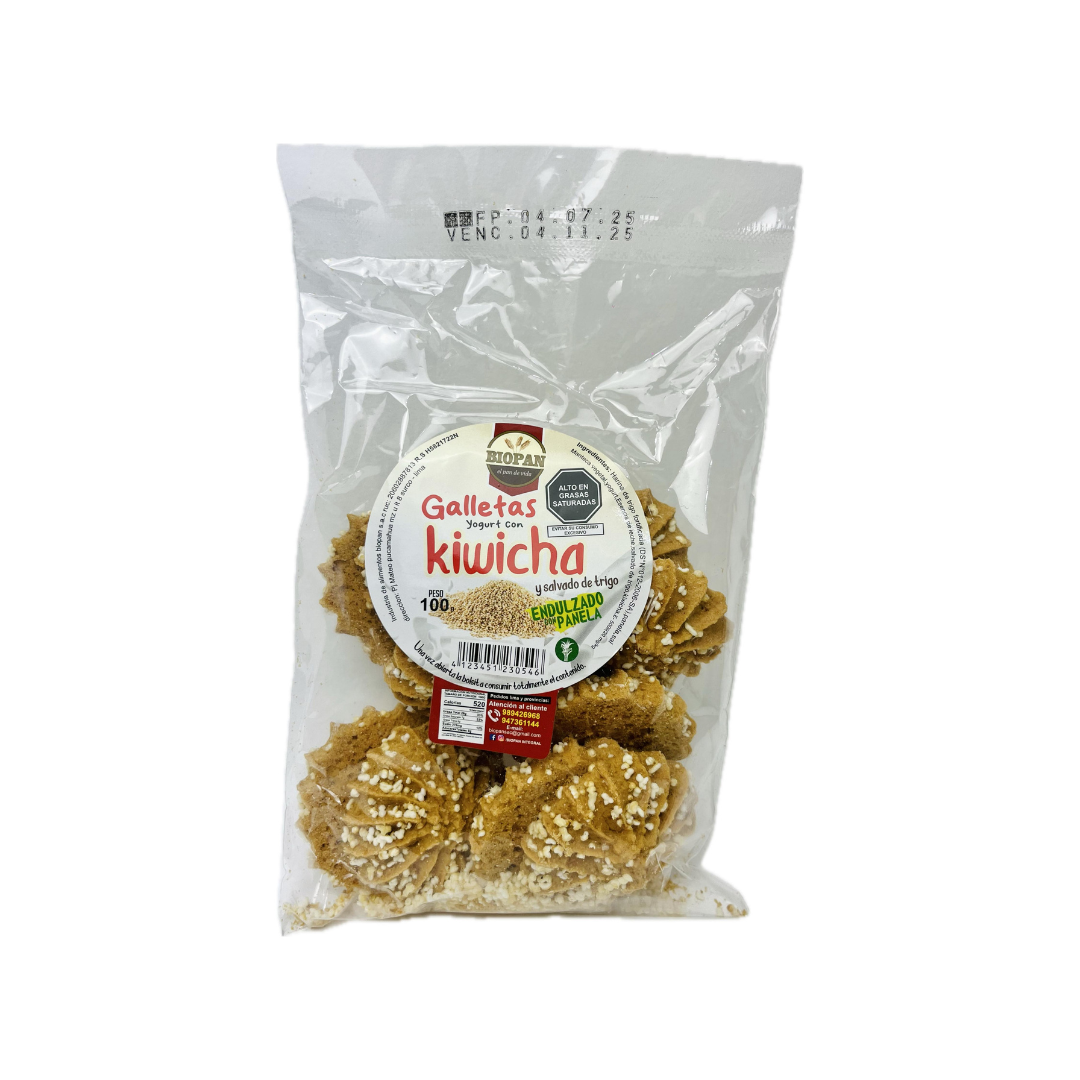 GALLETAS DE KIWICHA BIOPAN - UND