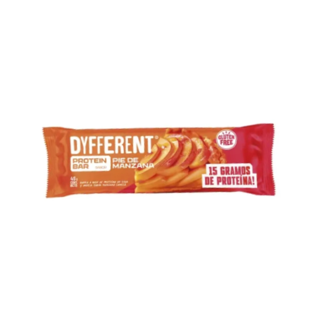 PROTEIN BAR PIE DE MANZANA DYFFERENT - 45GR