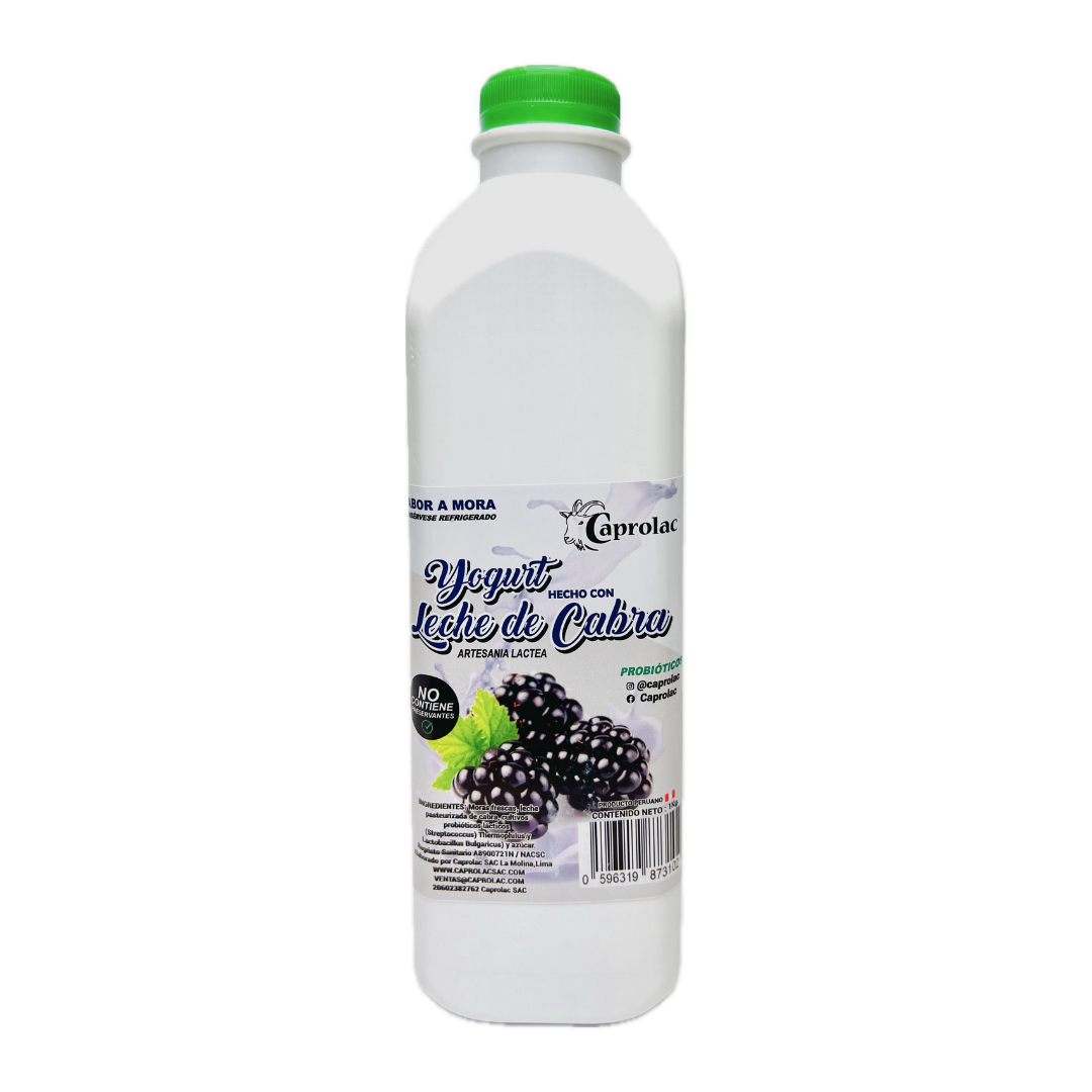 YOGURT DE CABRA FRUTADO DE MORA - 1L