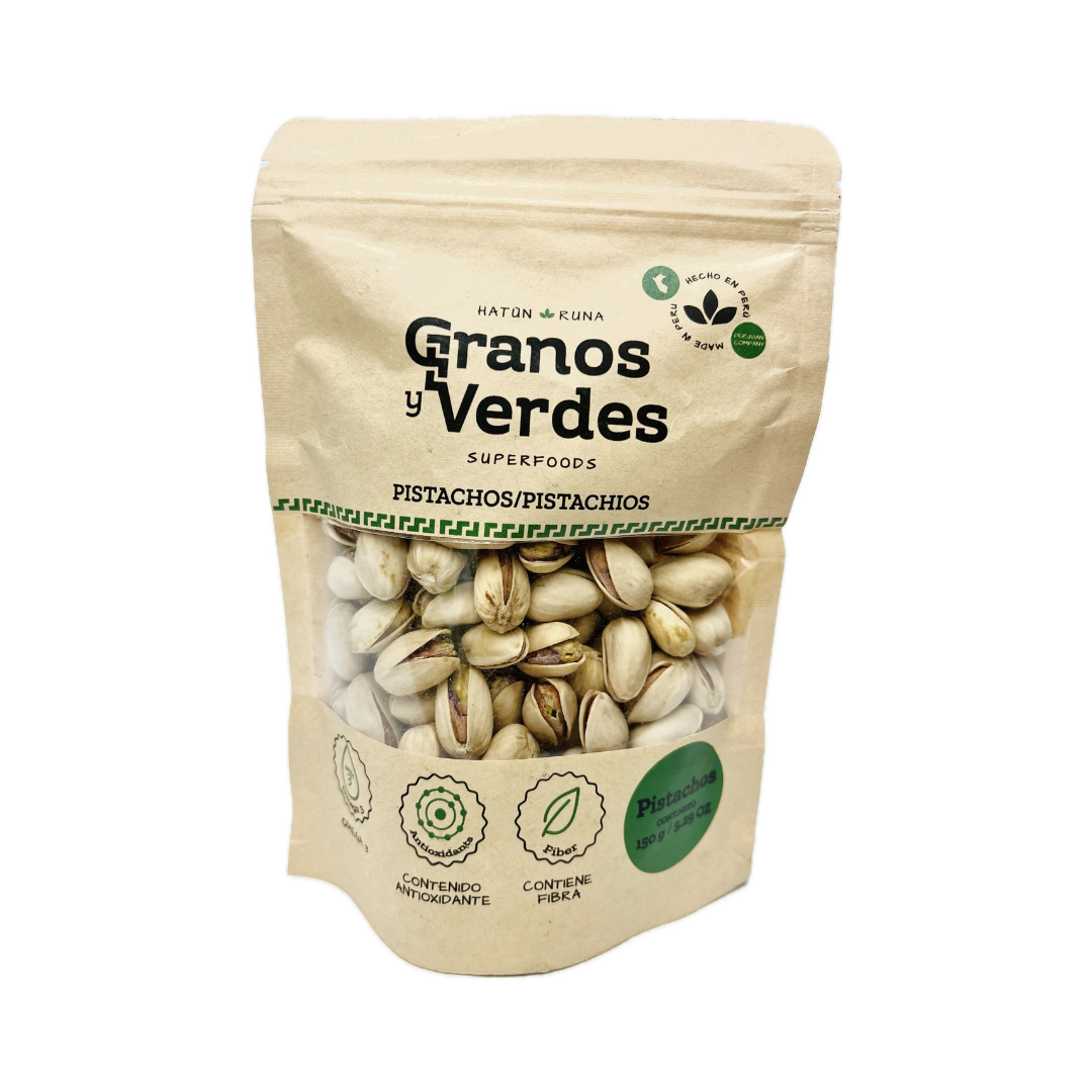 PISTACHOS GRANOS Y VERDES - 150GR