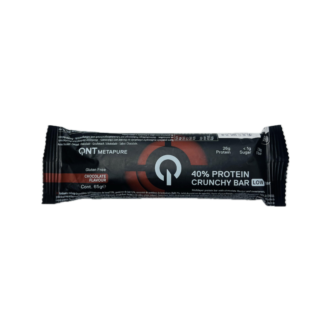 BARRA DE PROTEÍNA CRUNCHY SABOR CHOCOLATE QNT - 65GR