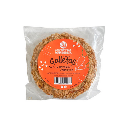 GALLETAS DE AVENA PECADITOS INTEGRALES - NARANJA Y ZANAHORIA