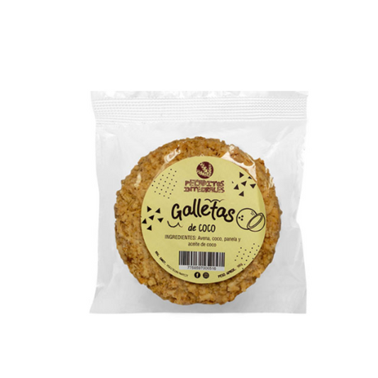 GALLETAS DE AVENA PECADITOS INTEGRALES - COCO