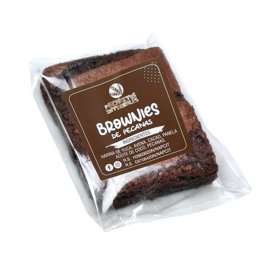 BROWNIE DE PECANAS PECADITOS INTEGRALES - UND
