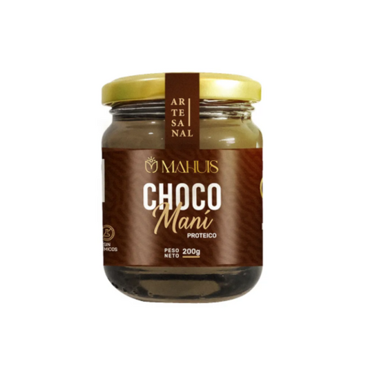 MANTEQUILLA DE MANÍ CON CACAO MAHUIS - 200GR