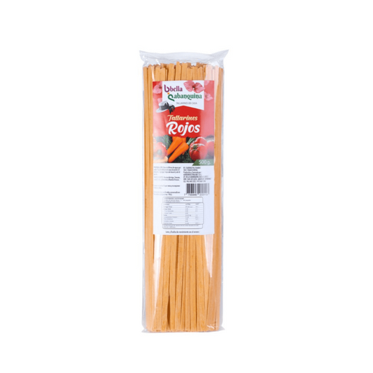 PASTA FETUCCINI ROJO BELLA ABANQUINA - 450GR
