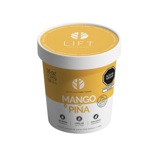 HELADO VEGGIE LIFT MANGO & PIÑA - 16 OZ