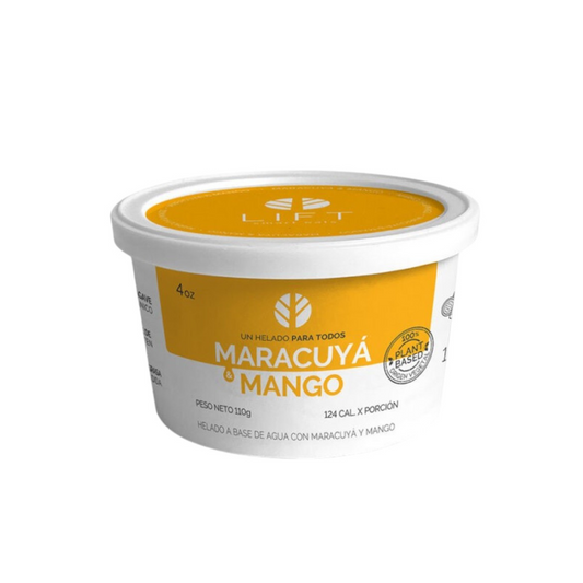 HELADO VEGGIE LIFT MARACUYÁ & MANGO - 4 OZ