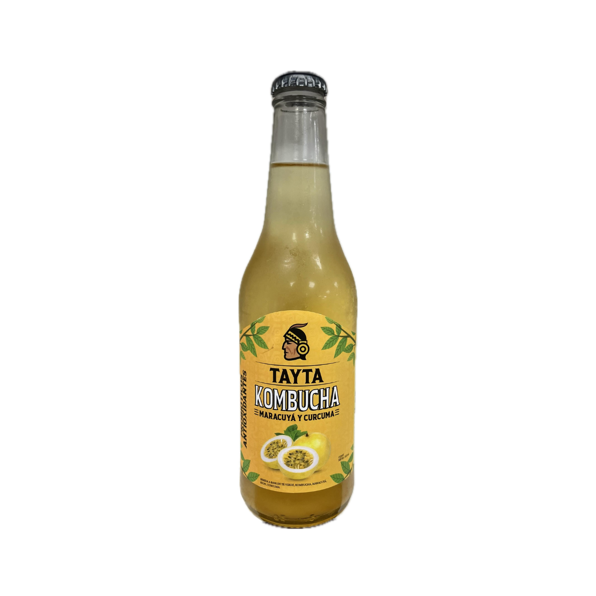 TAYTA KOMBUCHA MARACUYÁ Y CÚRCUMA - 335ML