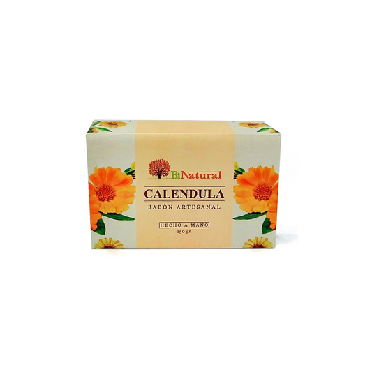 JABÓN ARTESANAL CALÉNDULA BINATURAL - 150GR