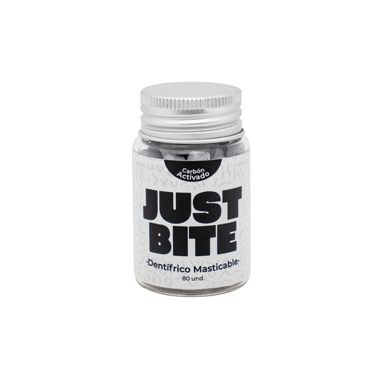BIO DENTRÍFICO CARBÓN ACTIVADO JUST BITE - 80UND