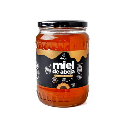 MIEL DE ABEJA CRUDA GOGA - 1KG
