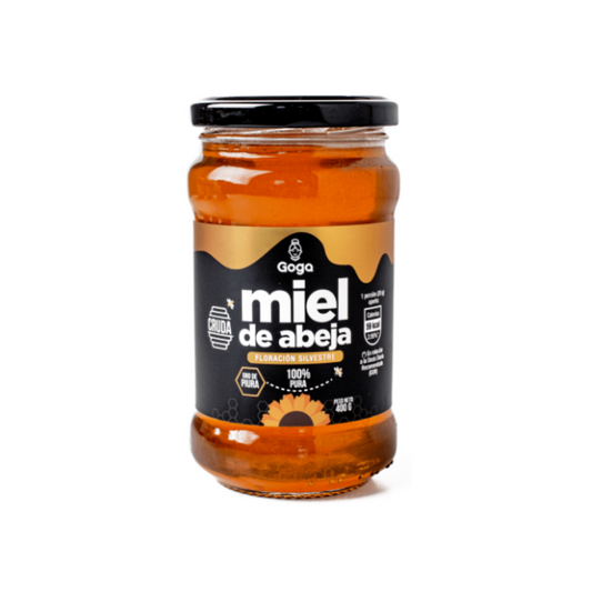 MIEL DE ABEJA CRUDA GOGA - 400GR