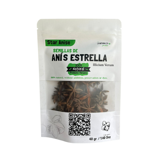 SEMILLAS DE ANÍS ESTRELLA LA NATURALEZA - 40GR