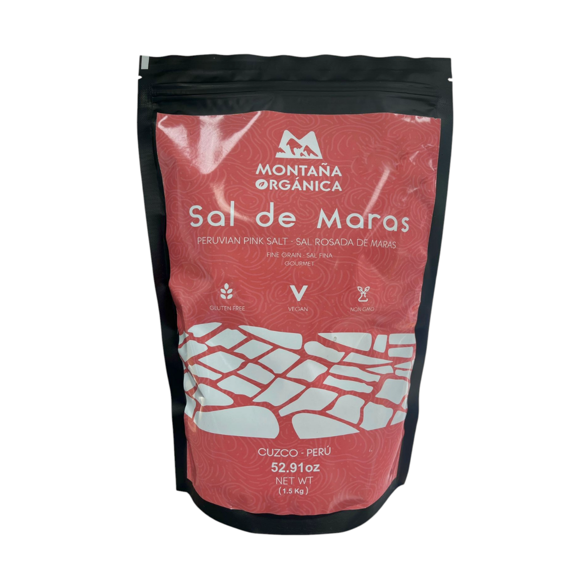 SAL DE MARAS ROSADA FINA MONTAÑA ORGÁNICA - 1.5KG
