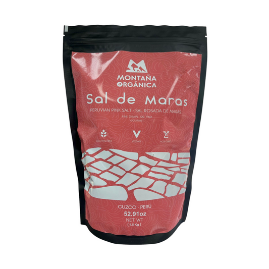 SAL DE MARAS ROSADA FINA MONTAÑA ORGÁNICA - 1.5KG