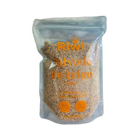 SALVADO DE TRIGO TOSTADO RIWI - 250GR