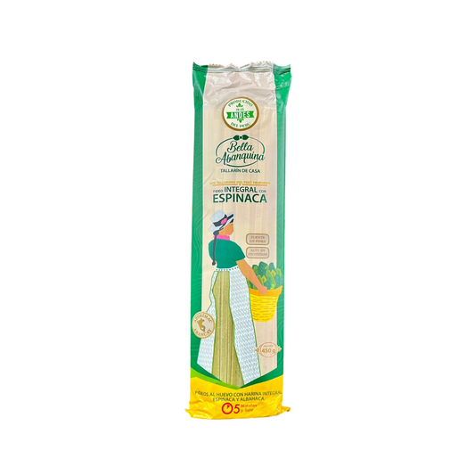 PASTA FETUCCINI VERDE BELLA ABANQUINA - 450GR