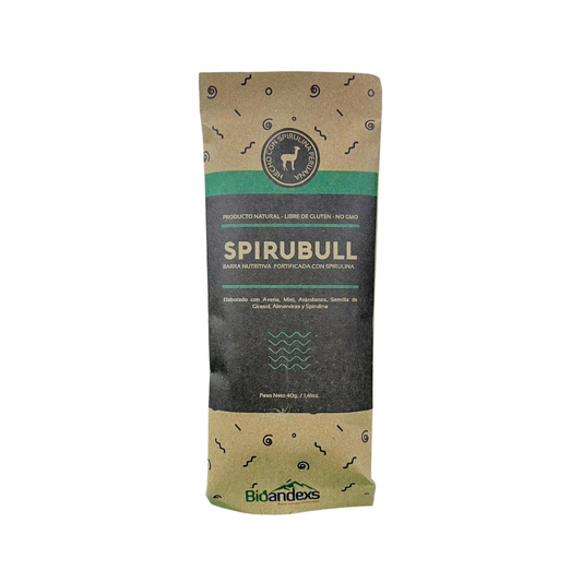 BARRA ENERGÉTICA SPIRUBULL BIOANDEXS - 40GR