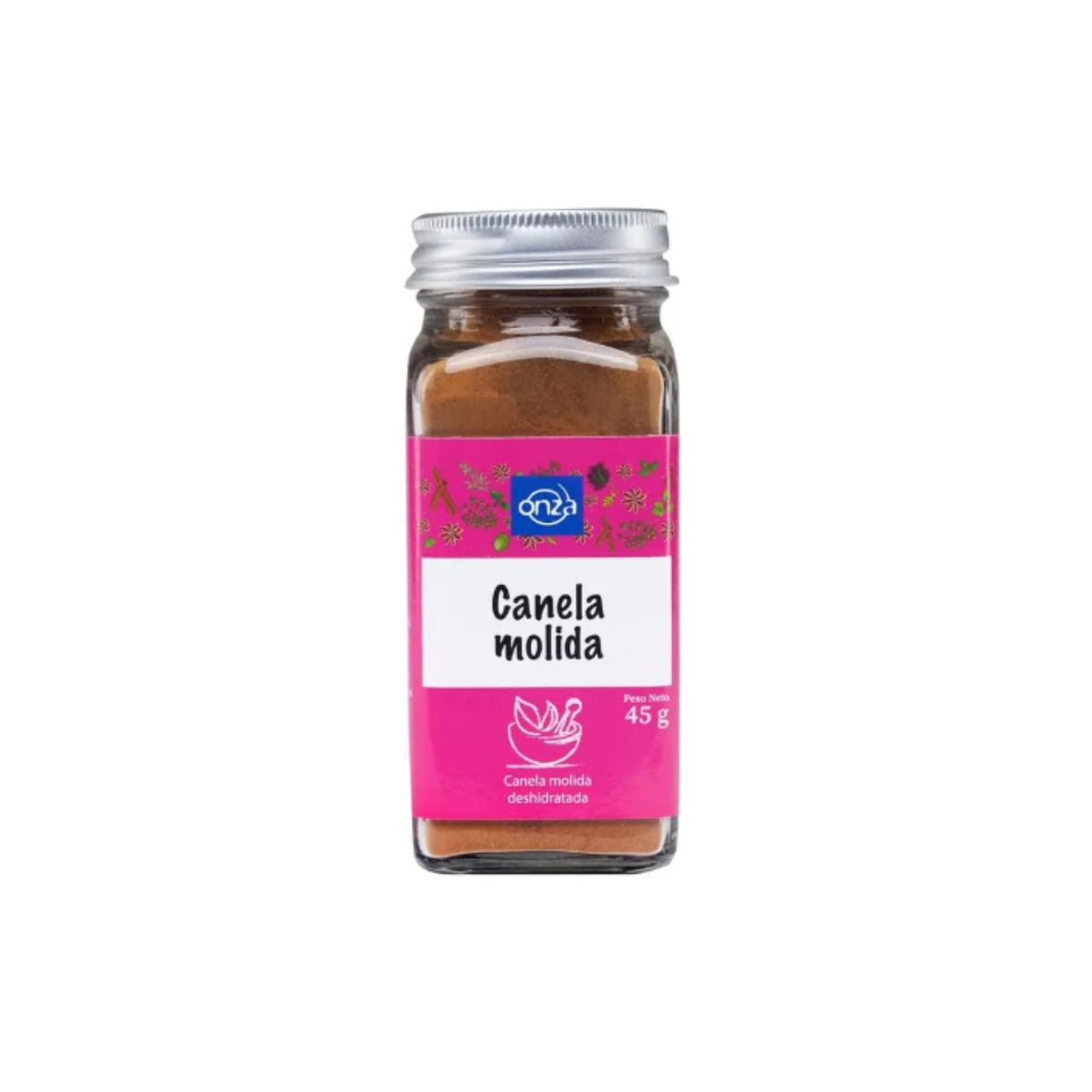 CANELA MOLIDA ONZA - POTE DE VIDRIO 45GR