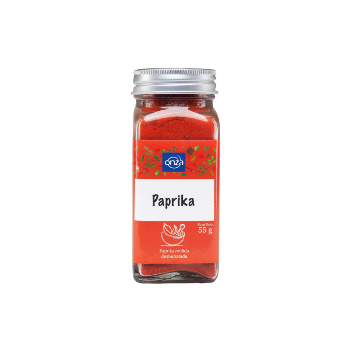 PÁPRIKA MOLIDA ONZA - POTE DE VIDRIO 55GR