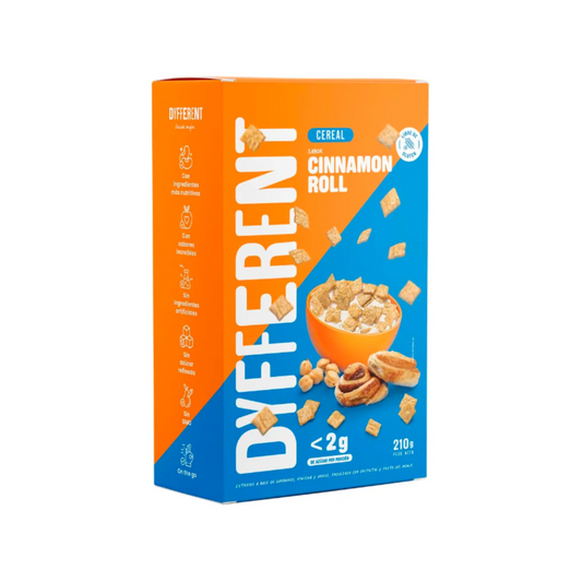 CEREAL CINNAMON ROLL DYFFERENT - CAJA 210GR