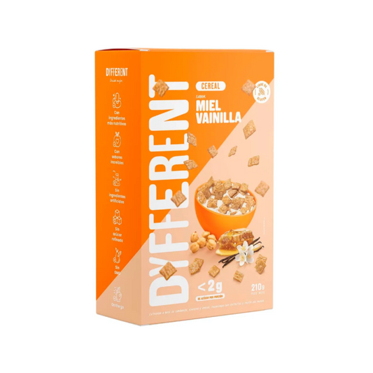 CEREAL MIEL VAINILLA DYFFERENT - CAJA 210GR
