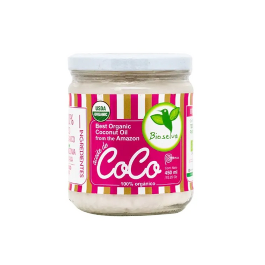 ACEITE DE COCO ORGÁNICO BIOSELVA - 450ML
