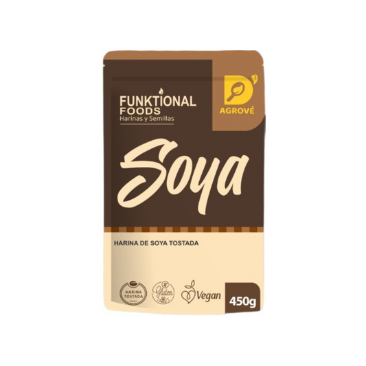 HARINA DE SOYA TOSTADA - 450GR