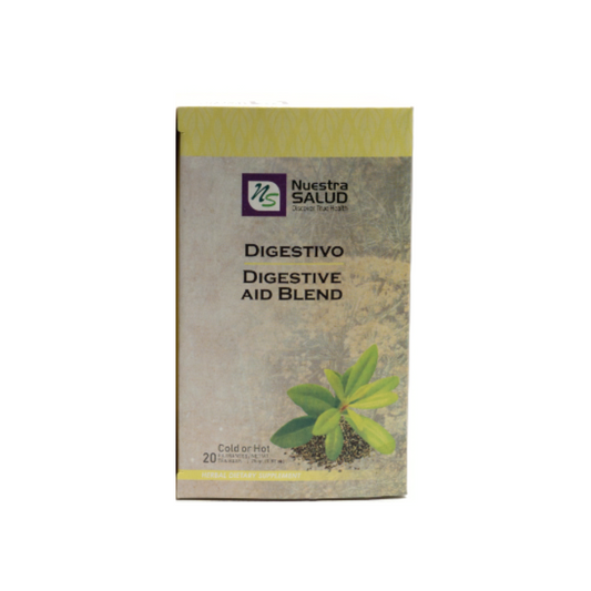 DIGESTIVO FILTRANTE NUESTRA SALUD - 20 SOBRES X CAJA