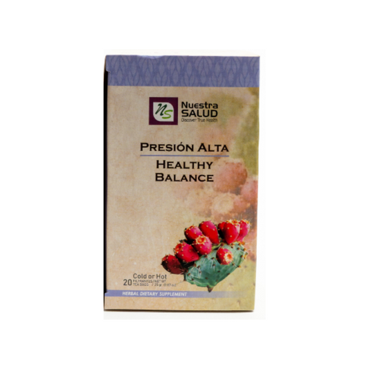 PRESIÓN ALTA FILTRANTE NUESTRA SALUD - 20 SOBRES X CAJA