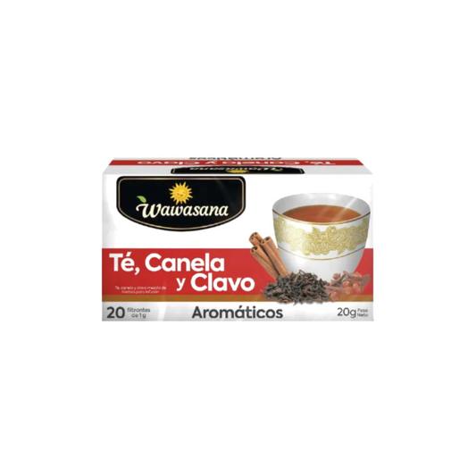 FILTRANTE TÉ CANELA Y CLAVO WAWASANA - 20UND