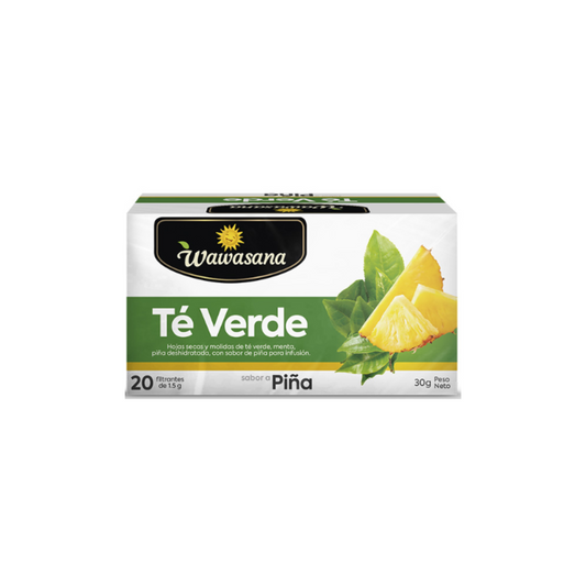 FILTRANTE TÉ VERDE PIÑA WAWASANA - 20UND