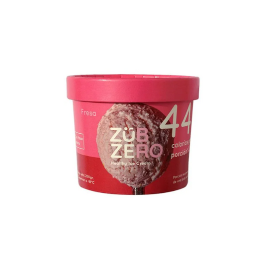 HELADO SABOR FRESA ZUBZERO - 500ML