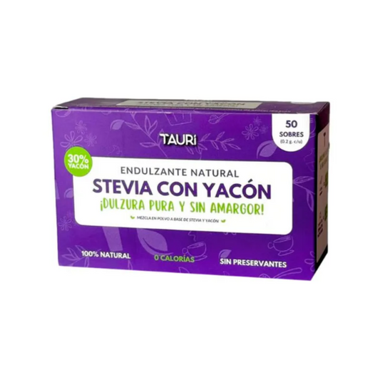 STEVIA CON YACÓN TAURI - 50 SOBRES