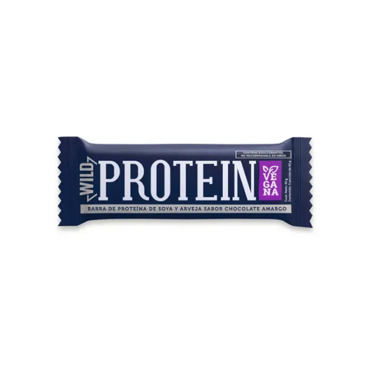 BARRA WILD PROTEIN VEGANA CHOCOLATE BITTER - 45GR