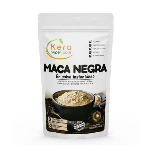 MACA NEGRA EN POLVO KERA SUPERFOODS - 500GR