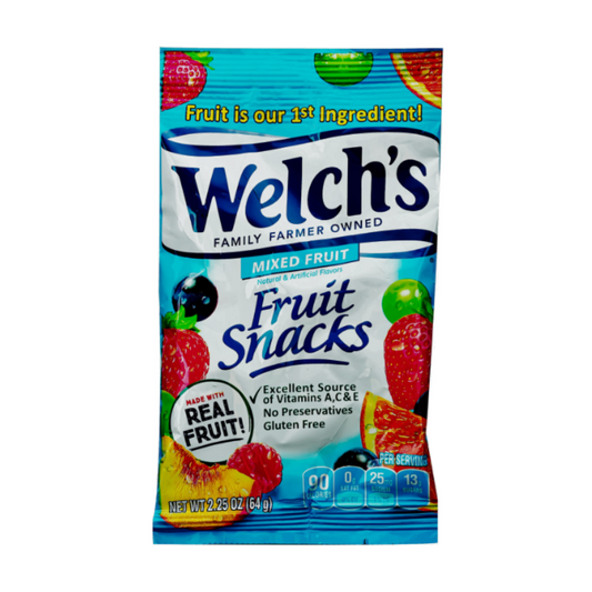 MIXED FRUIT WELCH´S FRUIT SNACKS - 64GR