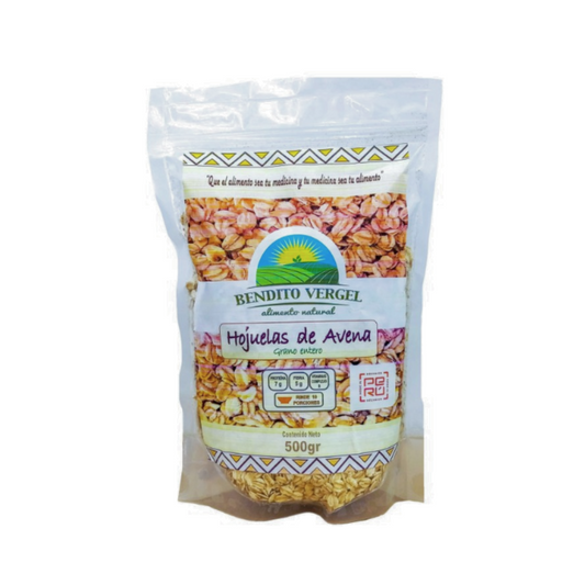 HOJUELAS DE AVENA BENDITO VERGEL - 500GR