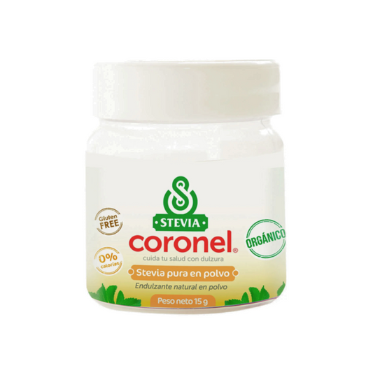 STEVIA PURA EN POLVO CORONEL - 15G