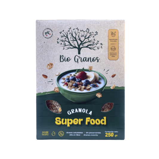 GRANOLA SUPER FOOD BIO GRANOS - 250GR