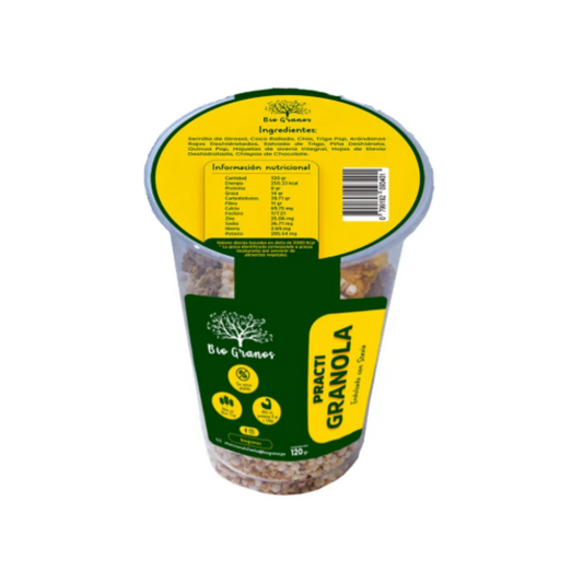 PRACTI GRANOLA BIO GRANOS - 120GR