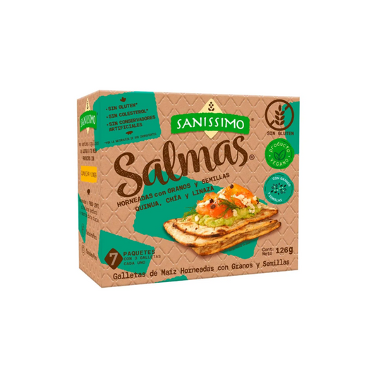 SALMAS CON SEMILLAS SANISSIMO - 126GR